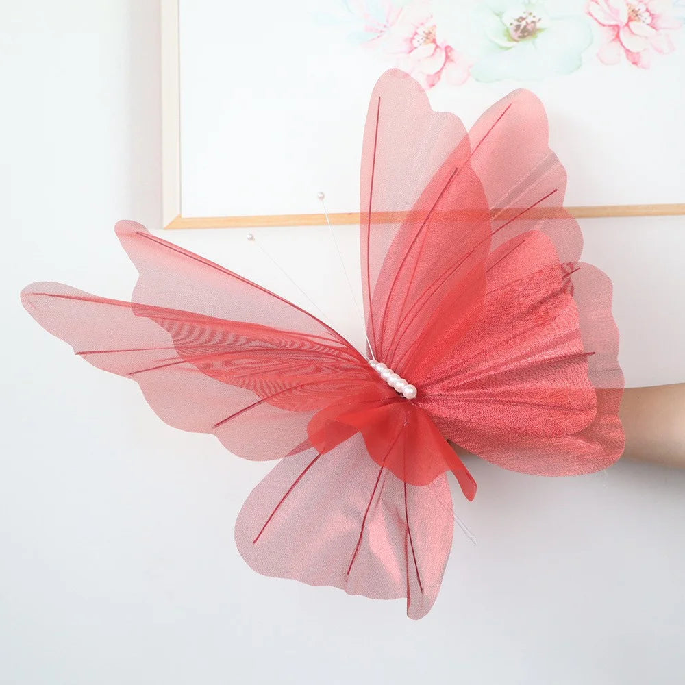 Borboleta Decorativa 3D – Enfeite Delicado para Jardim, Festa ou Decoração