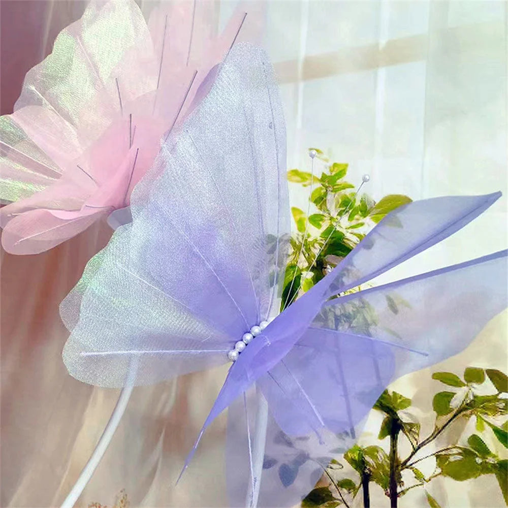 Borboleta Decorativa 3D – Enfeite Delicado para Jardim, Festa ou Decoração