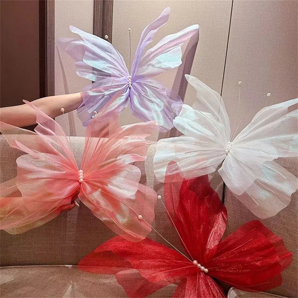 Borboleta Decorativa 3D – Enfeite Delicado para Jardim, Festa ou Decoração