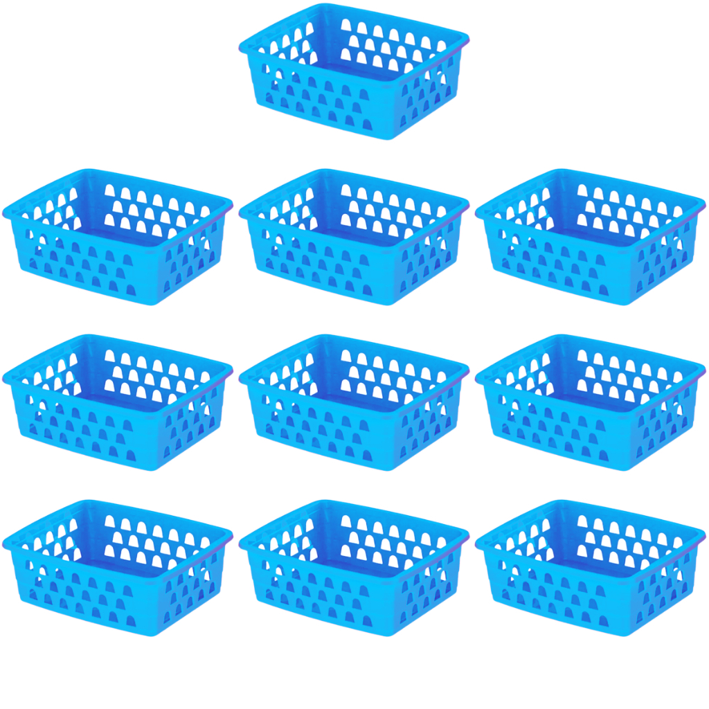Kit 10 Cestos Organizadores Multiuso – Organização Prática e Inteligente para Toda Casa