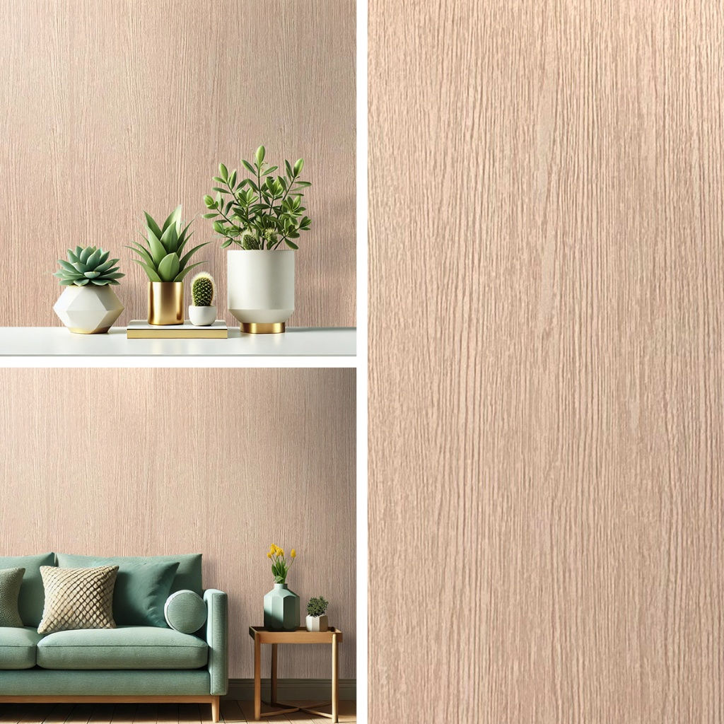 Papel de Parede Adesivo Ripas Madeira Clara – Decorativo Autocolante para Sala e Quarto - Vários modelos.