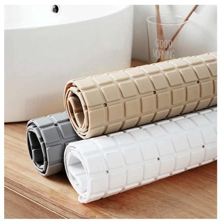 Tapete de Banheiro Antiderrapante Box com Ventosa Estilo Moderno Retangular 38.5x69cm