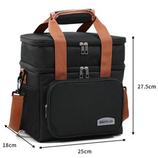 Bolsa Térmica Grande Marmita Lanche Bebida Fitness Viagem Academia Impermeável