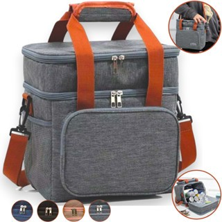 Bolsa Térmica Grande Marmita Lanche Bebida Fitness Viagem Academia Impermeável