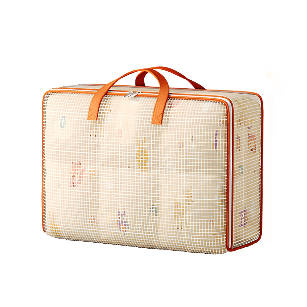 kit1/2/3 Saco Organizador para Cobertor 60x50x28cm Impermeável Zíper Duplo，Organize o guarda-roupa