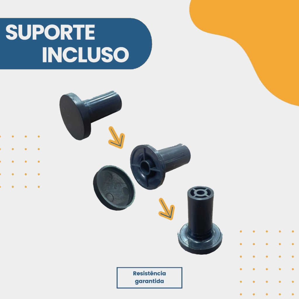 Espelho Adnet com Alça e Suporte Couro Redondo 60cm 50cm 40cm 30cm Sala Banheiro Quarto
