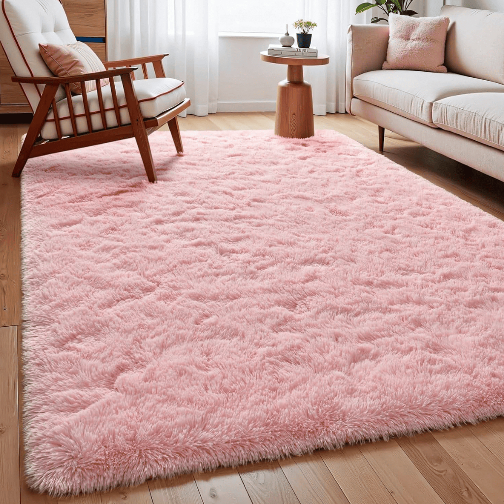 Tapete Shaggy Peludo 1,50x1,00 Super Macio 4cm – Conforto Luxo Para Sala/Quarto + Promoção Imperdível