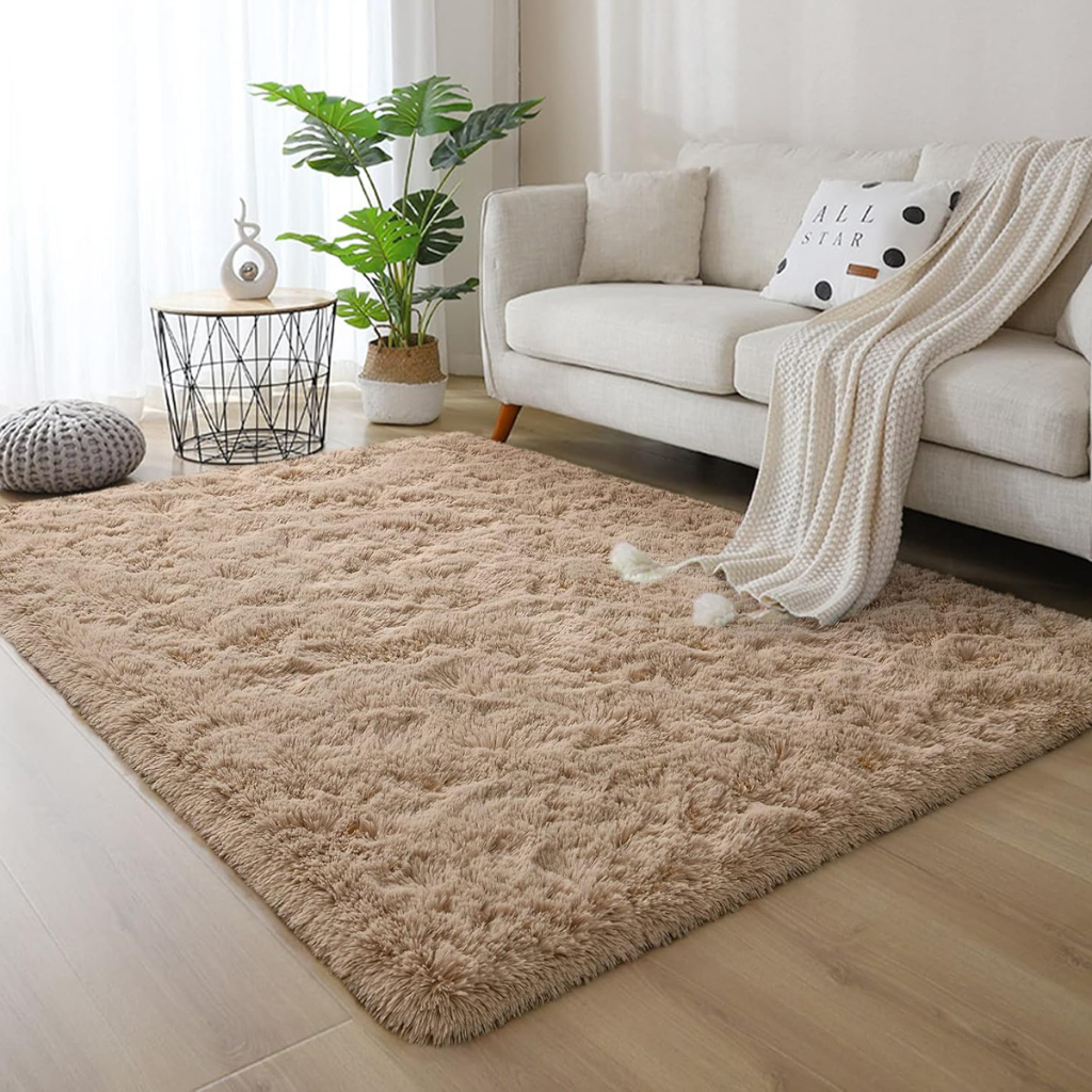 Tapete Shaggy Peludo 1,50x1,00 Super Macio 4cm – Conforto Luxo Para Sala/Quarto + Promoção Imperdível