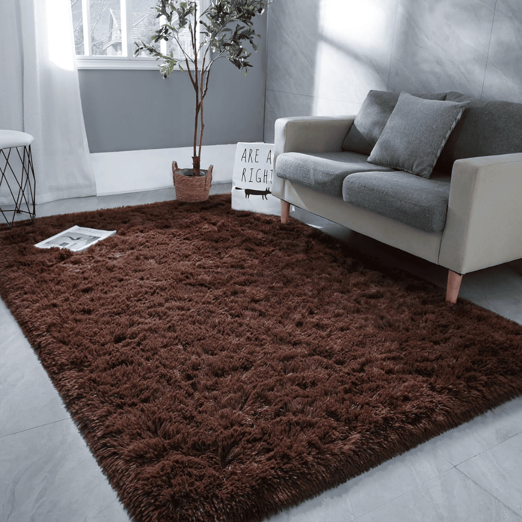 Tapete Shaggy Peludo 1,50x1,00 Super Macio 4cm – Conforto Luxo Para Sala/Quarto + Promoção Imperdível