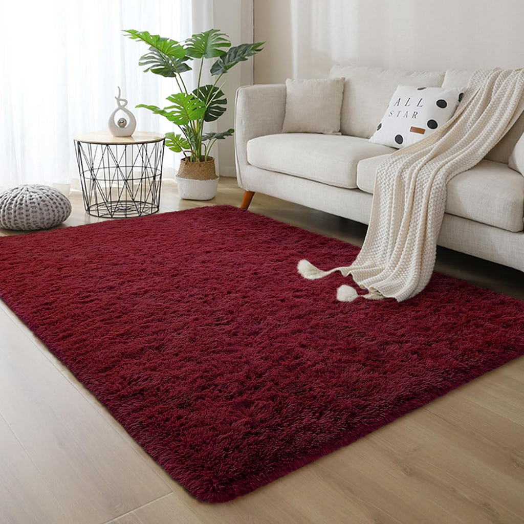 Tapete Shaggy Peludo 1,50x1,00 Super Macio 4cm – Conforto Luxo Para Sala/Quarto + Promoção Imperdível
