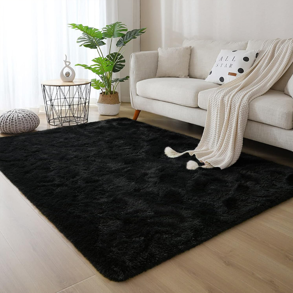 Tapete Shaggy Peludo 1,50x1,00 Super Macio 4cm – Conforto Luxo Para Sala/Quarto + Promoção Imperdível