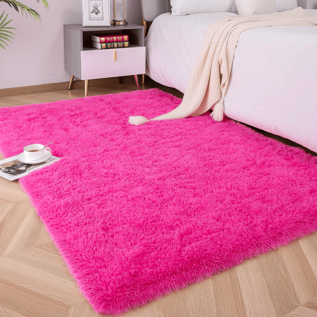 Tapete Shaggy Peludo 1,50x1,00 Super Macio 4cm – Conforto Luxo Para Sala/Quarto + Promoção Imperdível