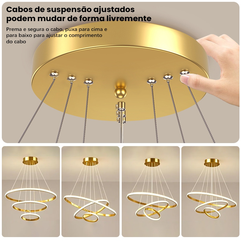 Lustre Pra Sala De Jantar Lustre De Teto Nórdico De Luxo Lustre Para Sala De Jantar e Estar