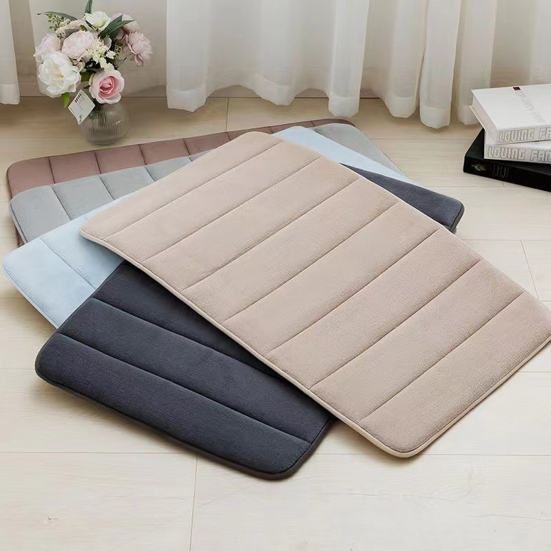 Tapete de Banho Antiderrapante Super Absorvente Secagem Rápida 60x40cm
