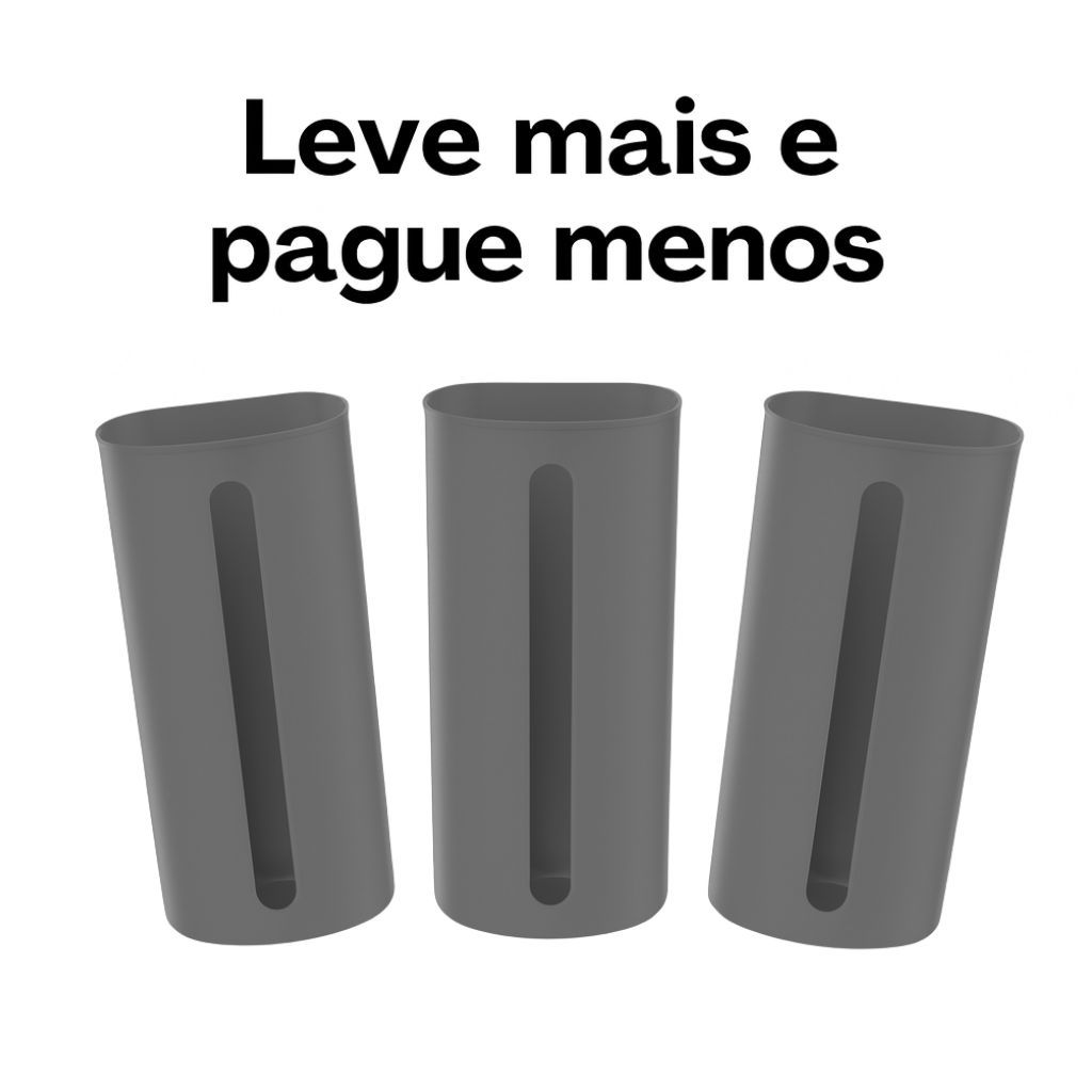 Porta Sacolas de Parede – Organizador Prático e Compacto para Cozinha (Dispenser Puxa Fácil)