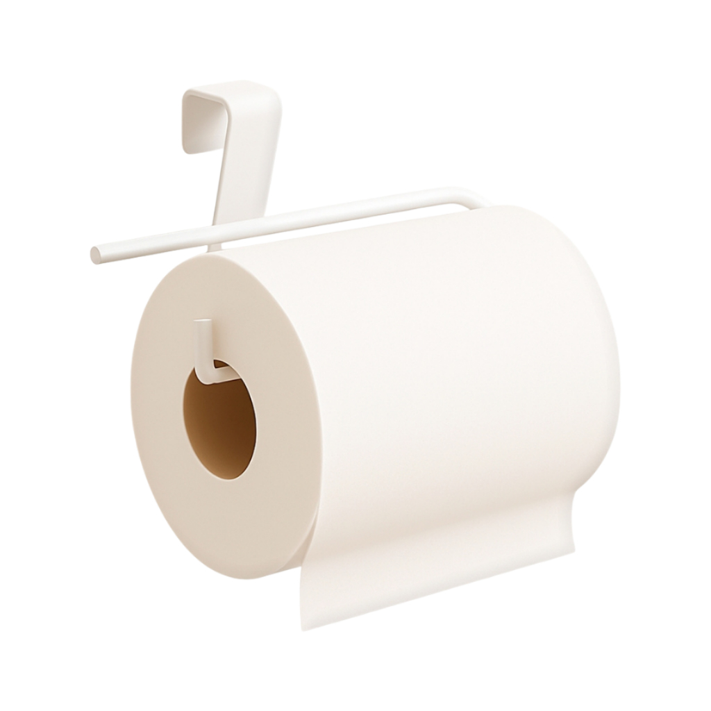 Suporte Duplo para Papel Higiênico – Instalação Sem Furo e Mais Praticidade no Banheiro