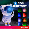 Projetor Galáxia Astronauta LED 🌌 Luz Nebulosa Estrelas com Controle e Bluetooth