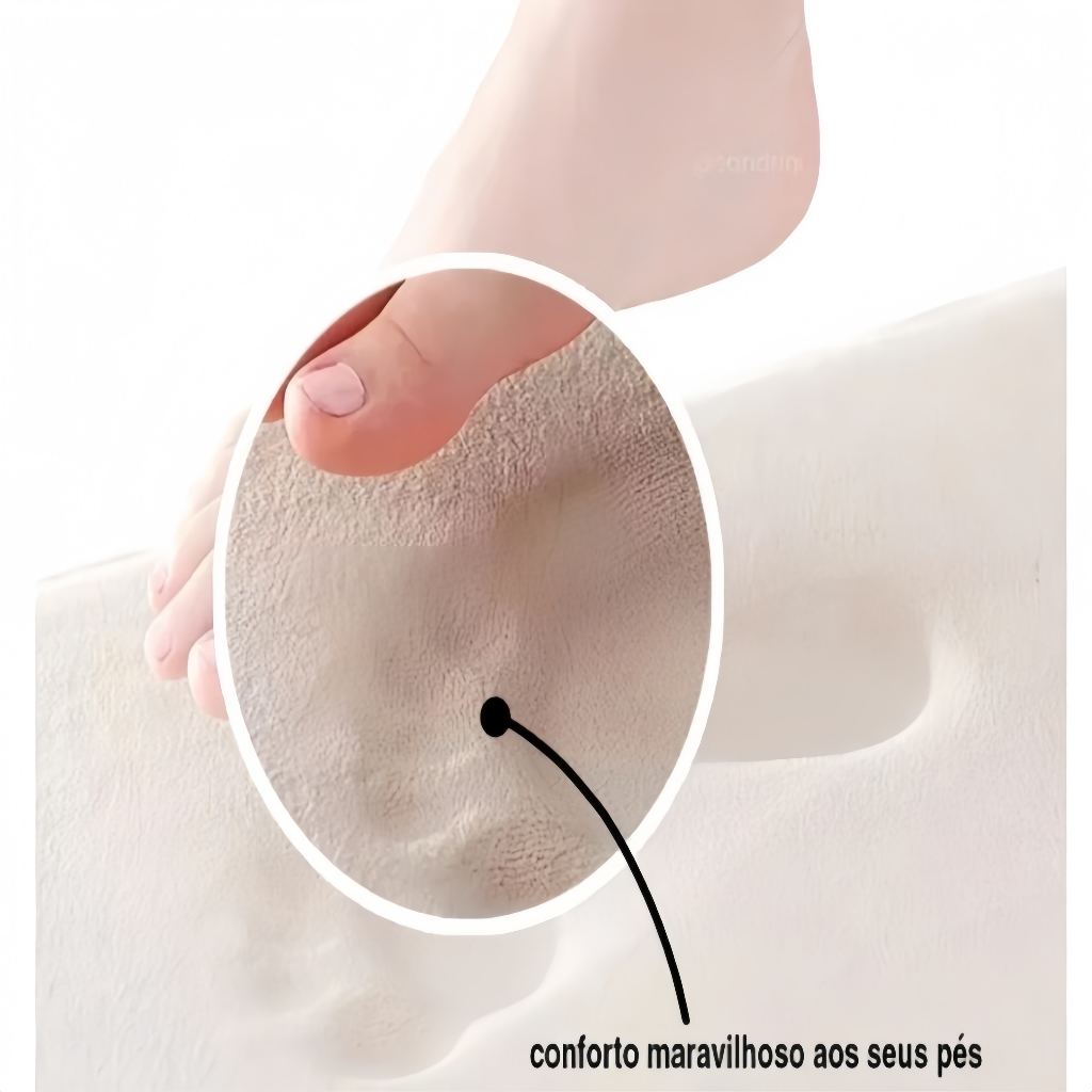 Tapete De Banho Antiderrapante Absorvente De Água Para Banheiro 60x40cm