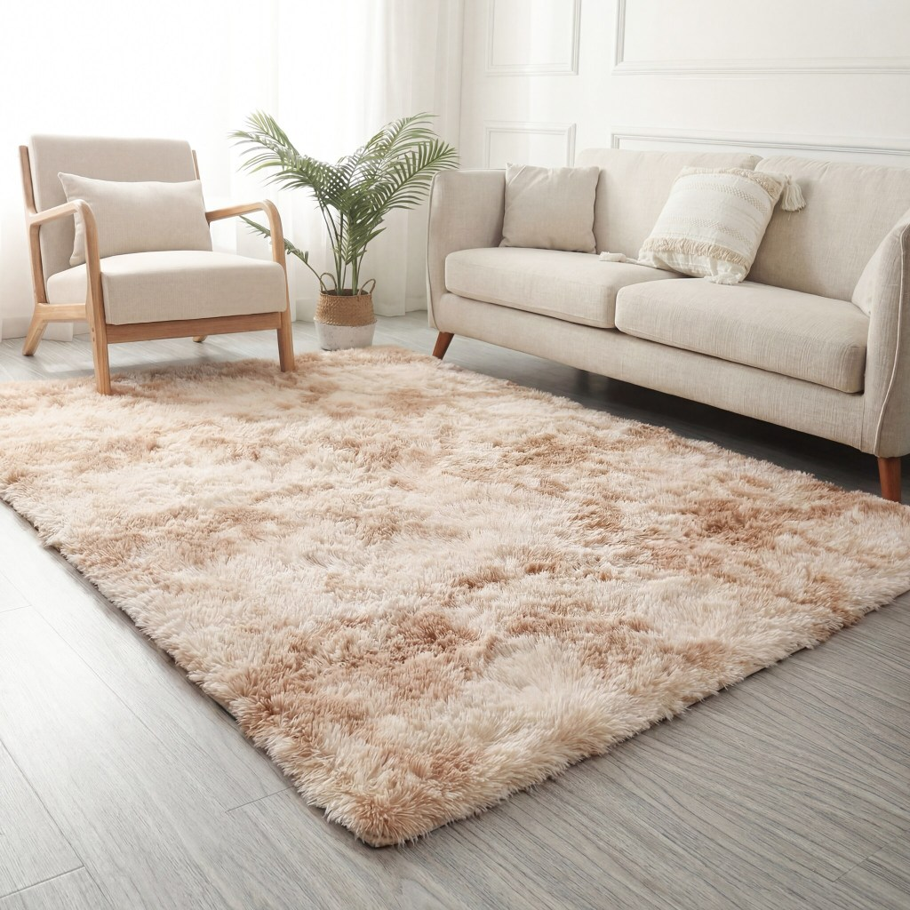 Tapete Sala 1,50x1,00 Peludo 4 Cm De Altura Shaggy Promoção