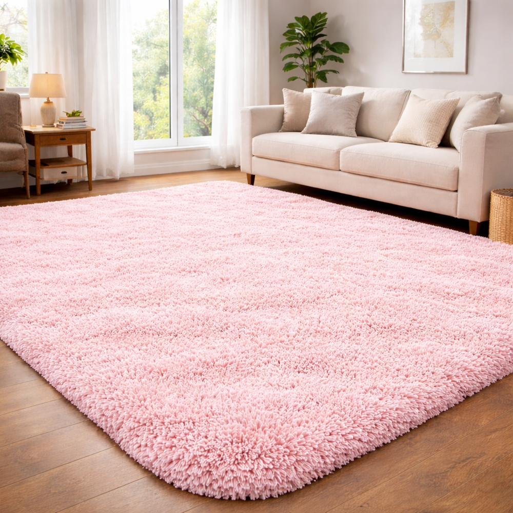 Tapete Felpudo Grande 1,00x1,50m Luxo Macio Antiderrapante Sala Quarto Premium
