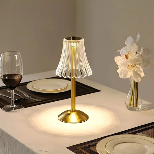 Lâmpada Abajur Mesa Com Barra Led Sensor Toque De Luz Quarto Sem Fio 3 Cores