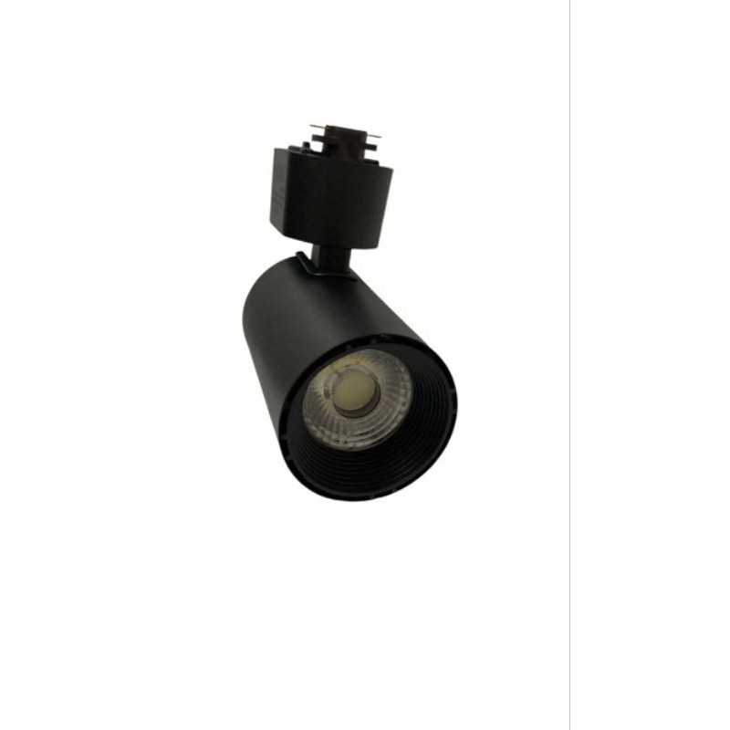 kit Trilho Eletrificado 1m + 4 spots 7w Preto Luz Branco 6500k/Neutro 4000k/Amarelo 3000k