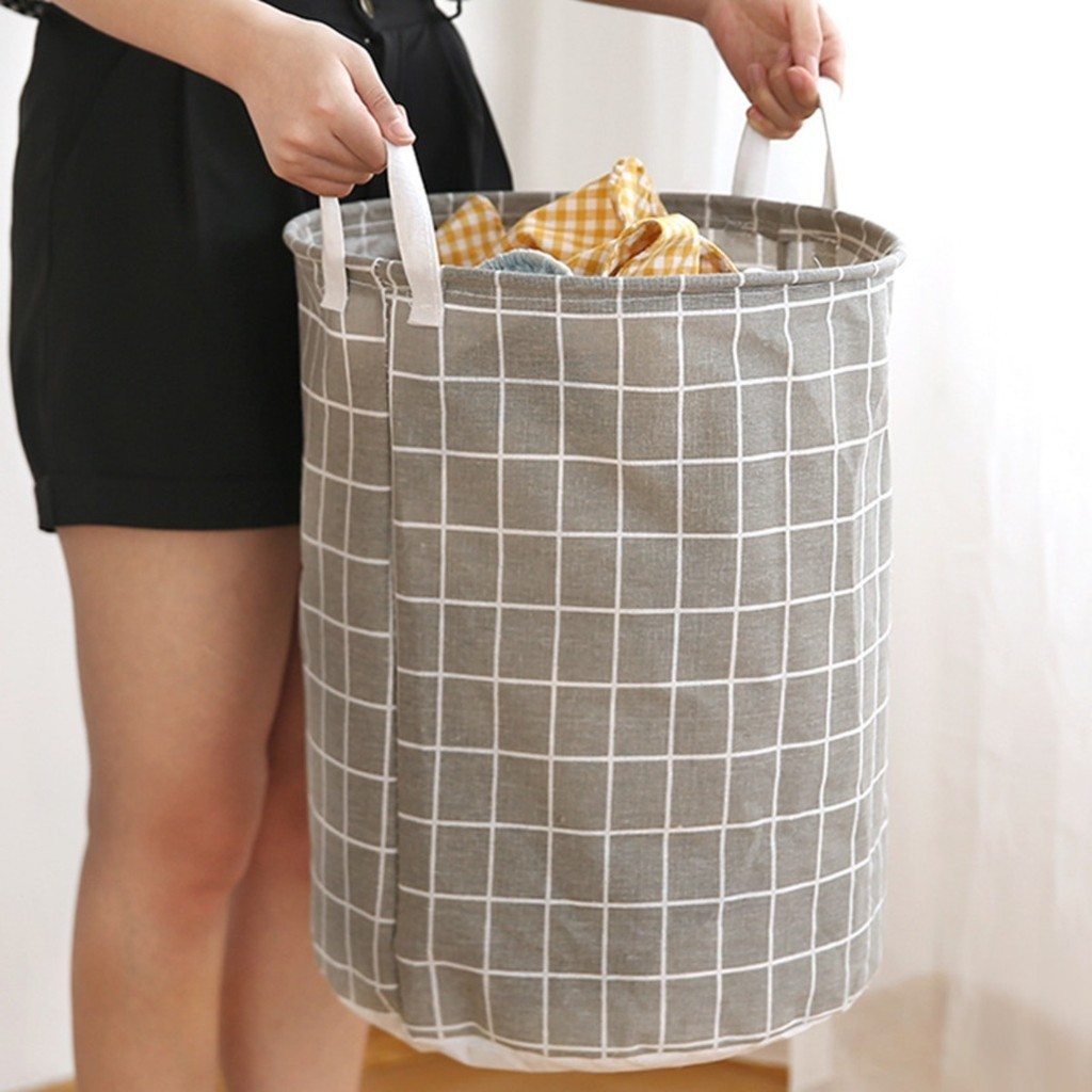 Cesto De Roupas Dobrável Multiuso 40Litro – Impermeável Compacto E Versátil 40L Para Roupa Calça