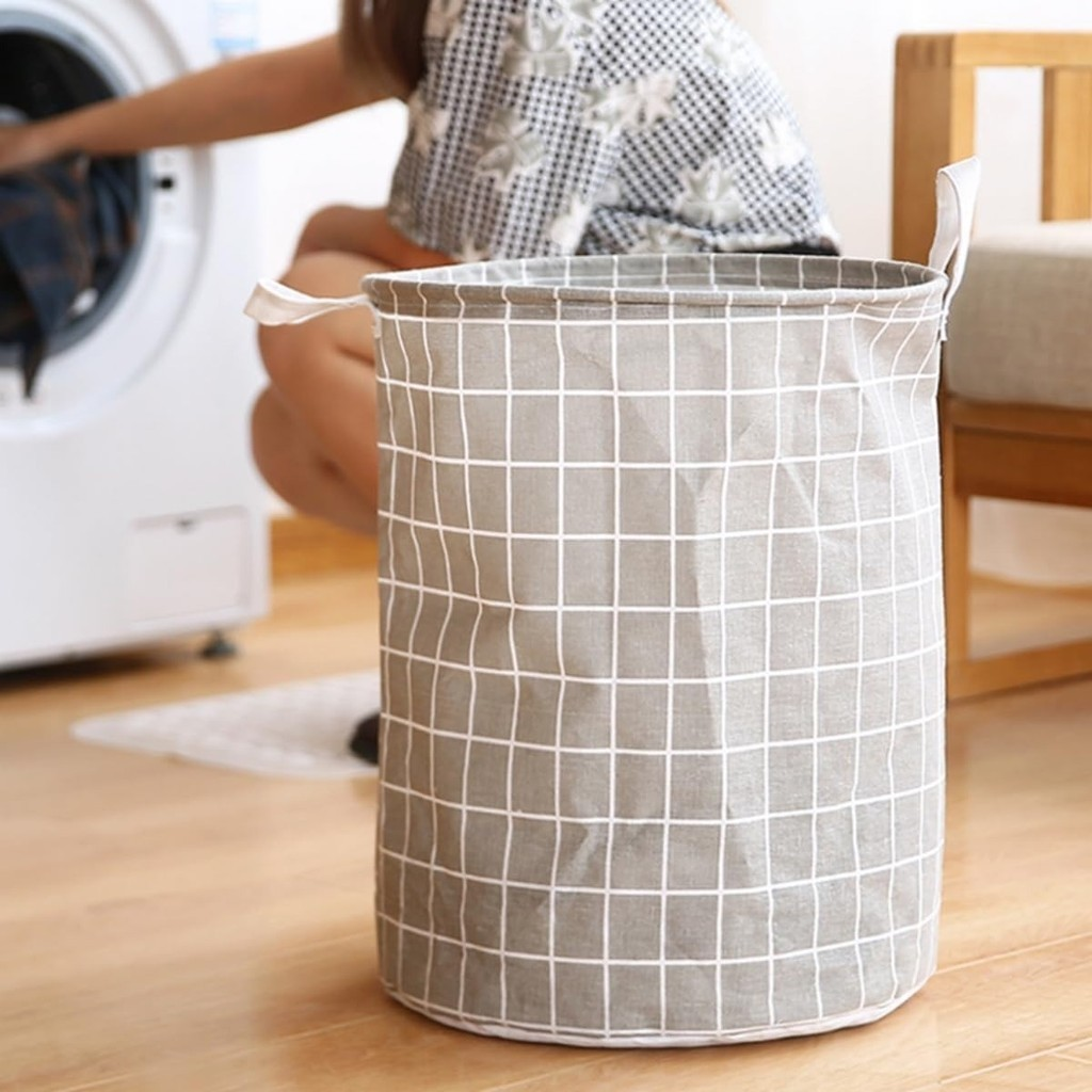 Cesto De Roupas Dobrável Multiuso 40Litro – Impermeável Compacto E Versátil 40L Para Roupa Calça