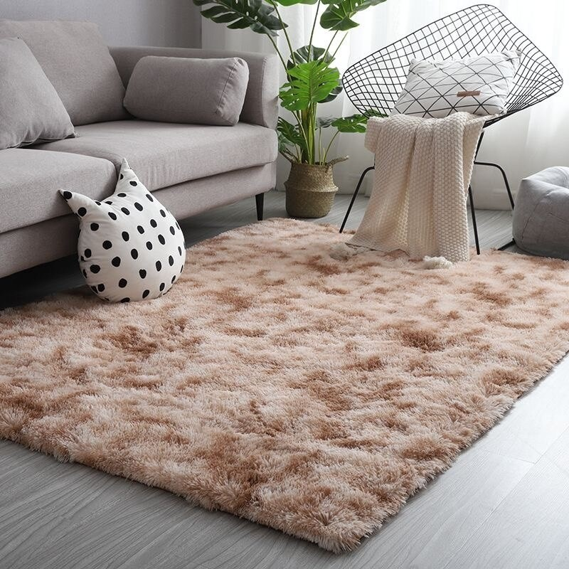 Tapete Felpudo Grande 1,00x1,50m Luxo Macio Antiderrapante Sala Quarto Premium