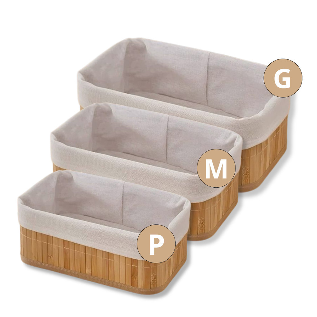 Cesto de Roupas em Bambu com Tampa – Organização Elegante e Natural para Sua Casa